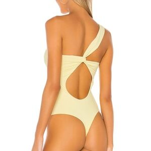 Privacy Please Bekka Bodysuit in Canary Yellow, Size S